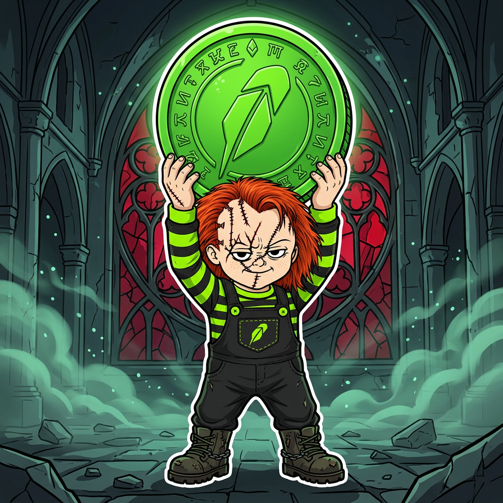 $CHUCKY meme 9: Lift the coin, not your hands.