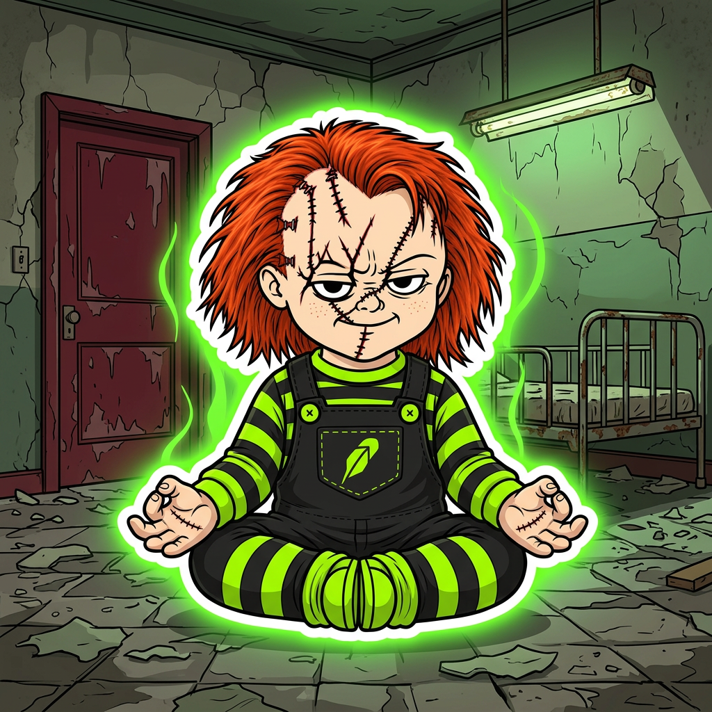 $CHUCKY meme 18: Meditate before the pump.